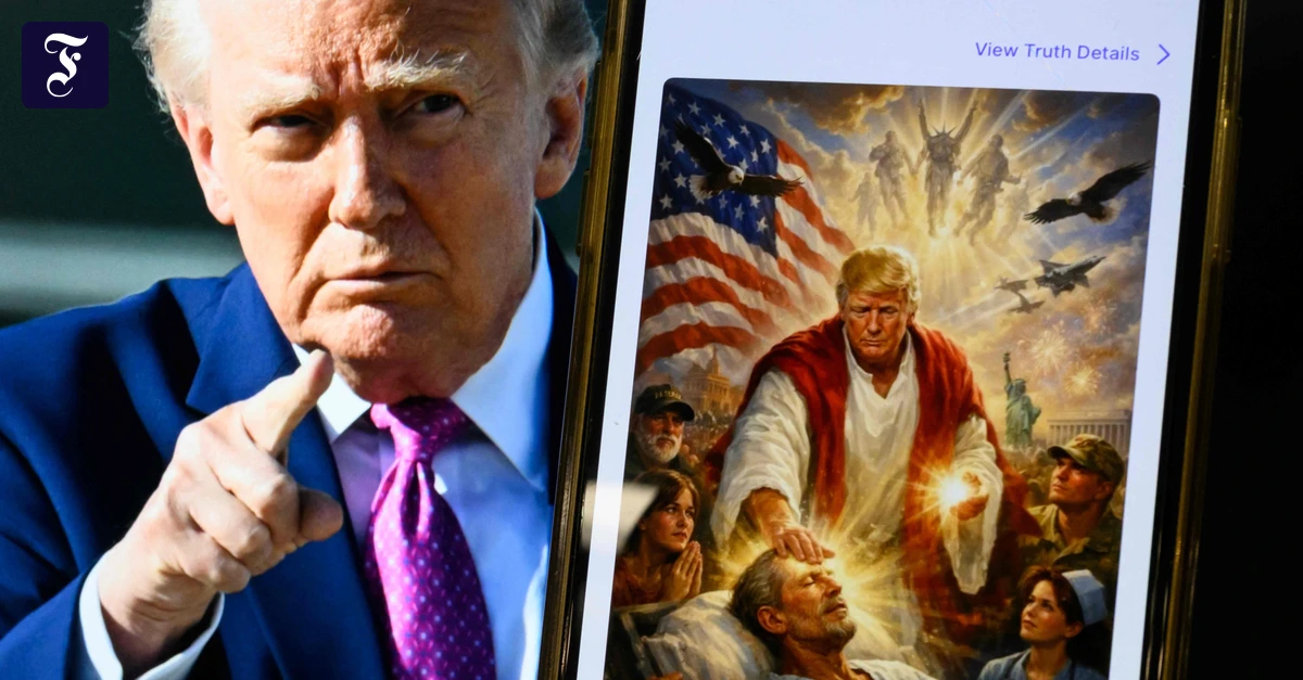 „Gotteslästerung“: Empörung über Trumps Papst-Angriff und KI-Jesus-Bild