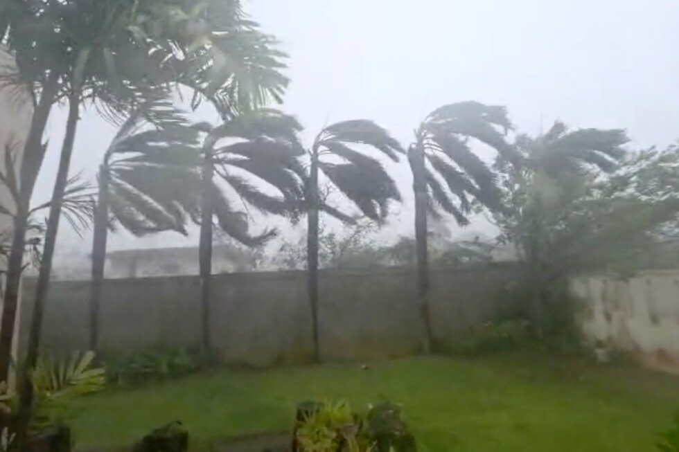 Super Typhoon Sinlaku pounds remote US islands in the Pacific Ocean with ferocious winds