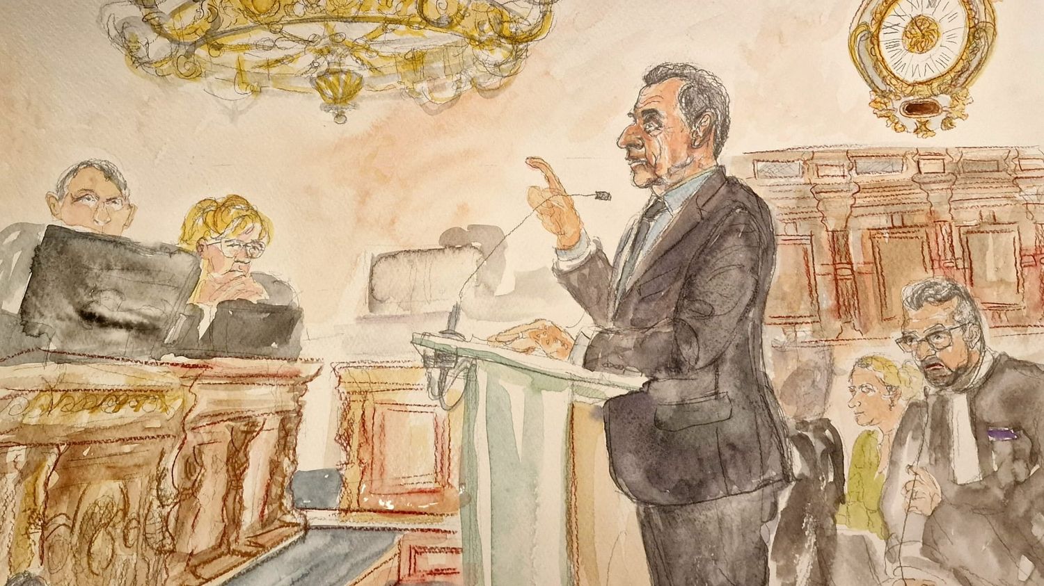"Je suis le premier désolé que Claude Guéant ne soit pas là" : à son procès en appel, Nicolas Sarkozy sommé de s'expliquer après avoir lâché son ex-collaborateur
