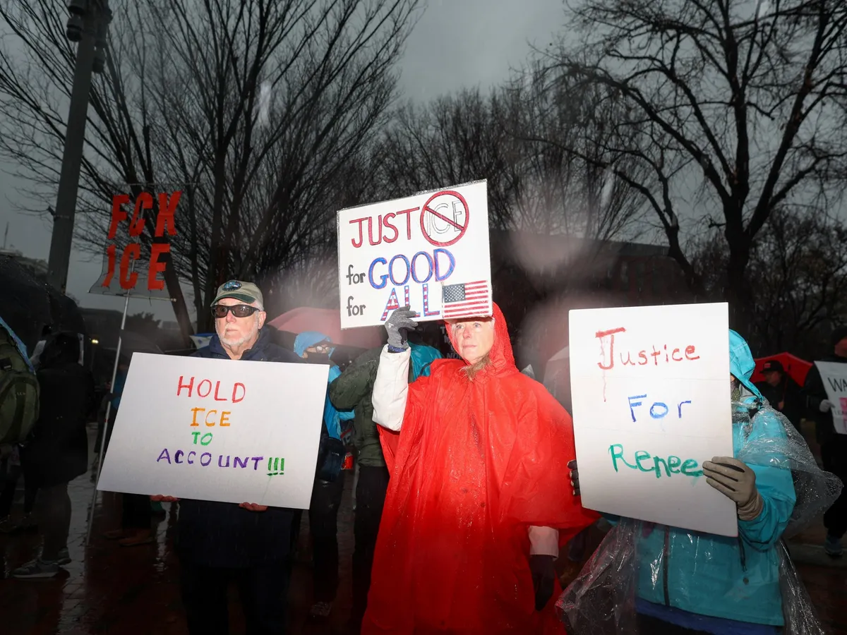 ‘We have to stand up’: ICE killing in Minneapolis sparks protests across US