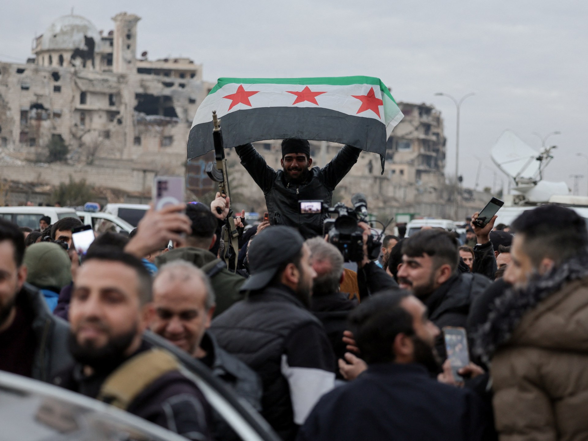 Kurdish fighters leave Syria’s Aleppo after days of clashes