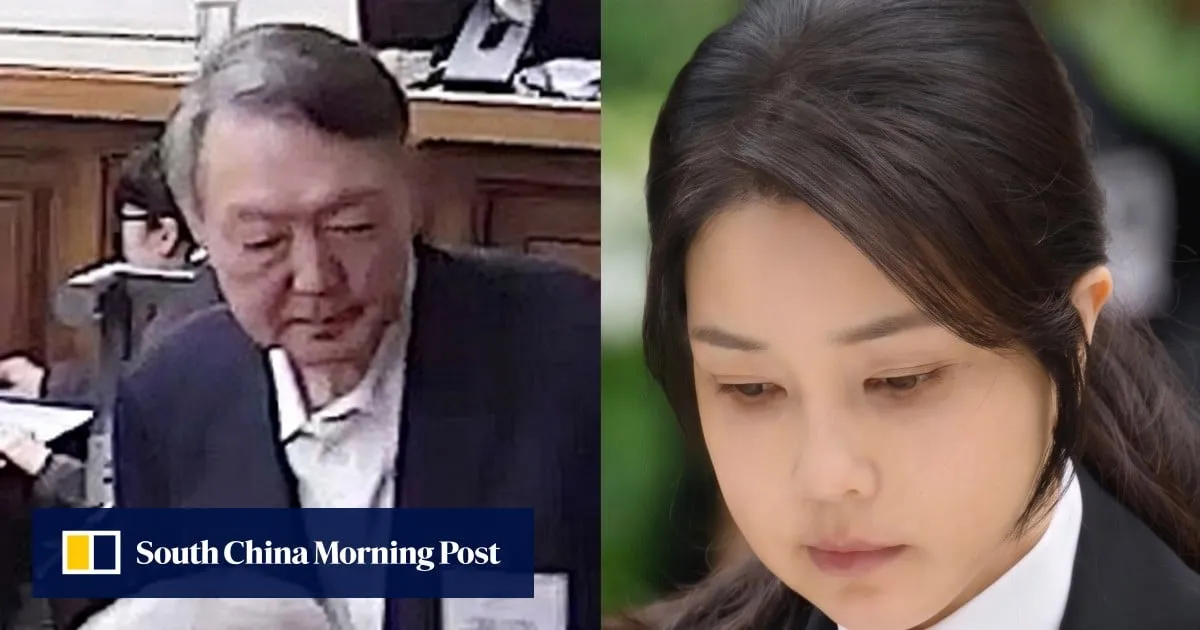 South Korea’s Kim Keon-hee ignores Yoon in frosty courtroom reunion