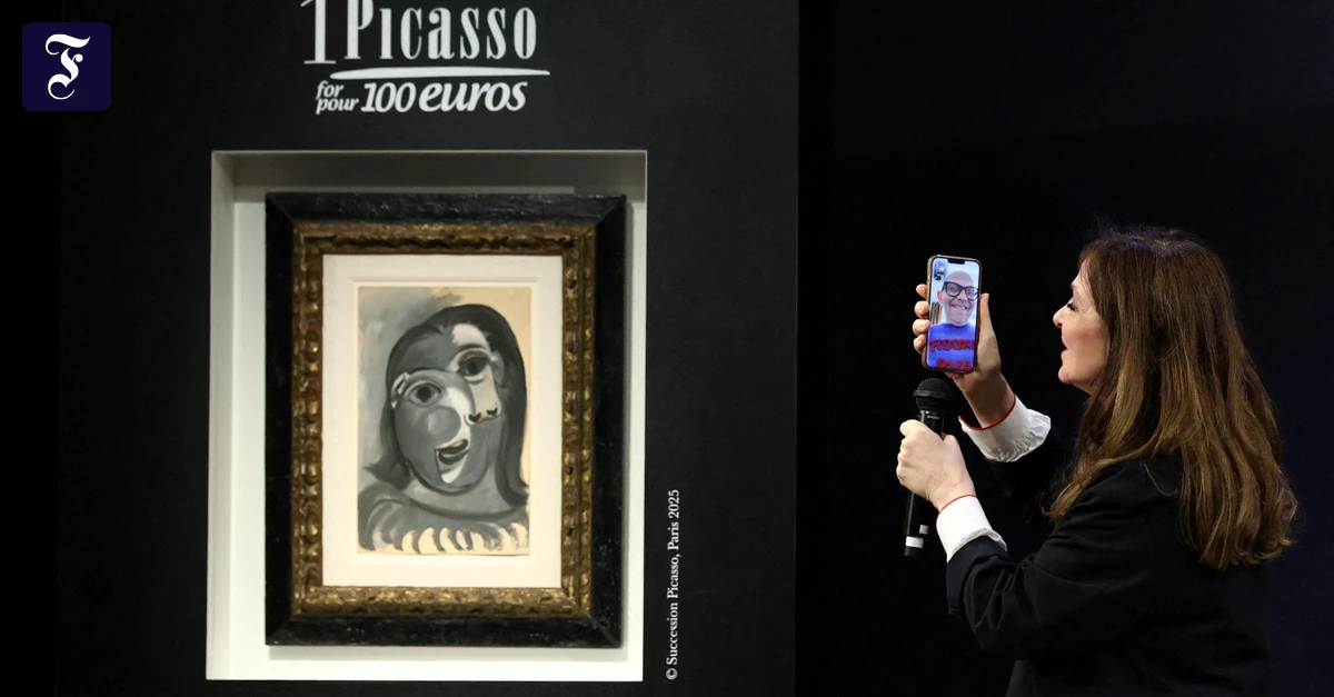 Verlosung in Paris: Pariser gewinnt echten Picasso für 100 Euro