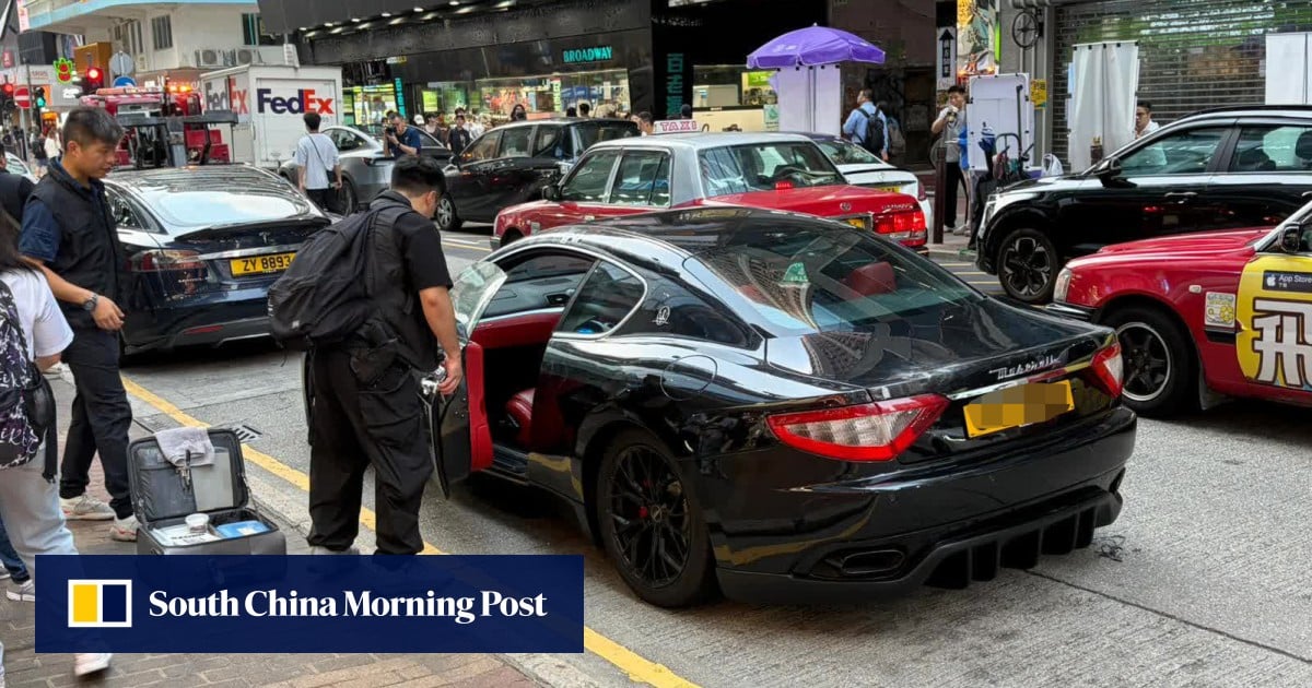 Hong Kong police intercept Maserati, arrest 2 over suspected money laundering