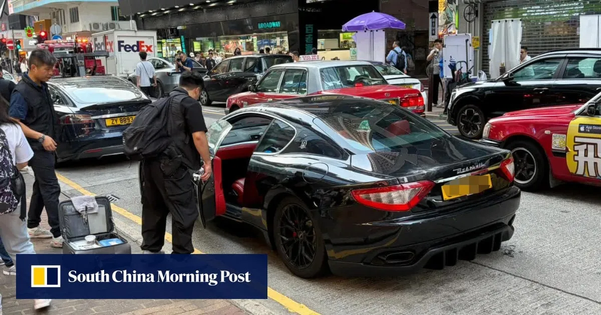 Hong Kong police intercept Maserati, arrest 2 over suspected money laundering
