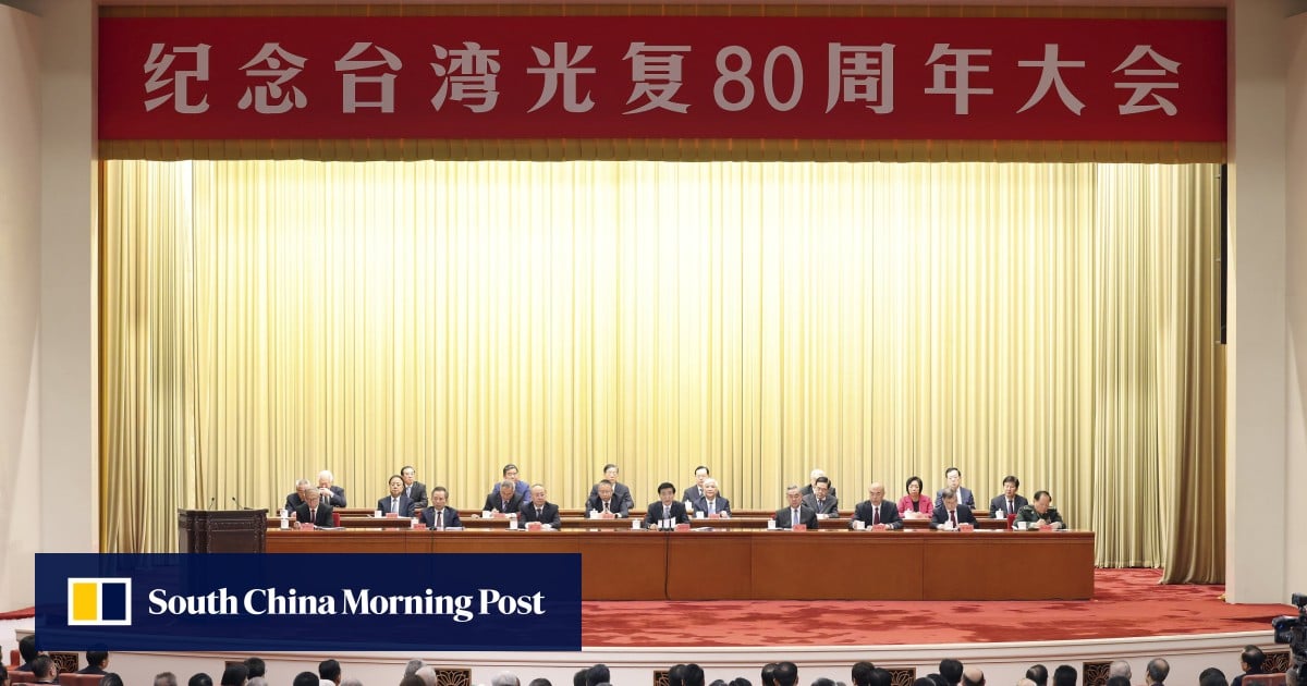 Beijing takes aim at ‘Taiwan independence’ in restoration day address
