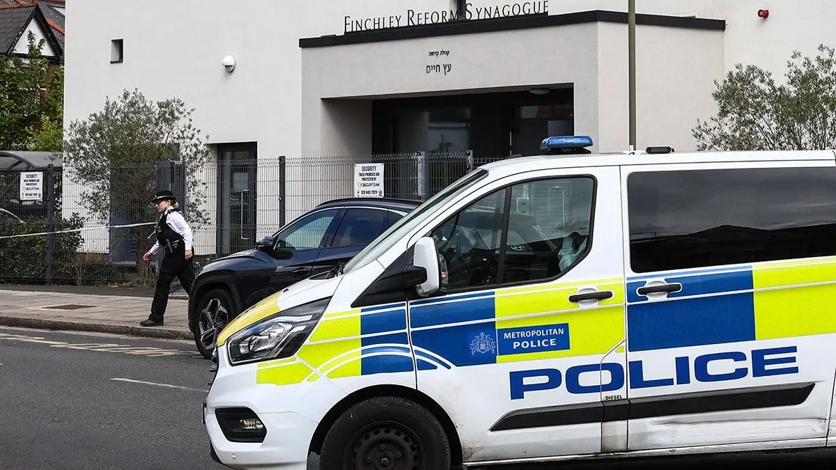 Synagogue in London targeted in attempted 'antisemitic hate crime,' UK police say