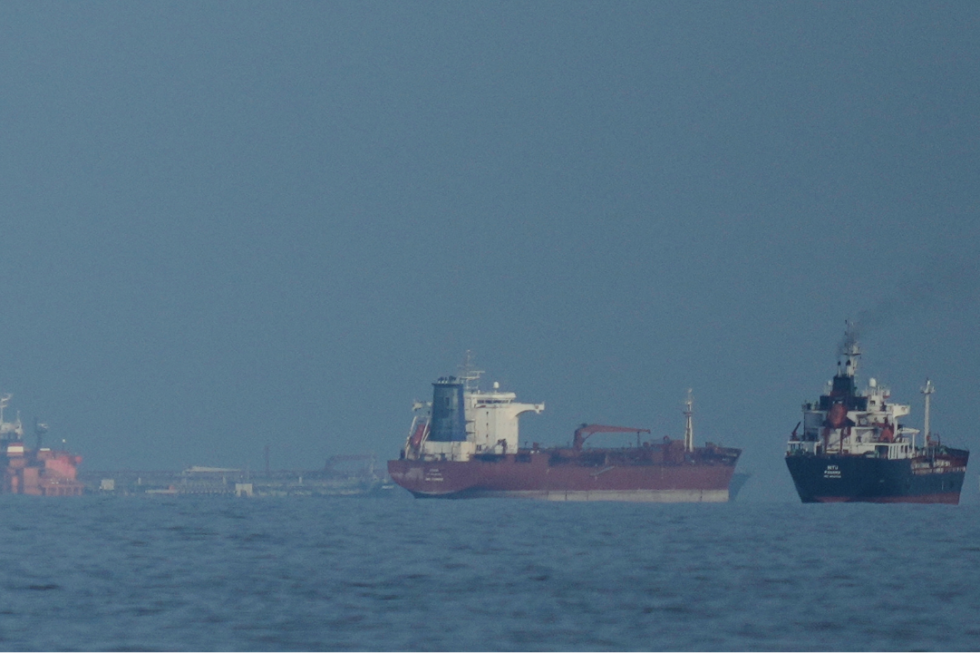 How a US blockade on Iran has sanctioned ships turning around