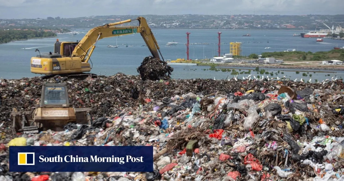 Residents on Indonesia’s Bali resort to burning trash after landfill ban on organic waste