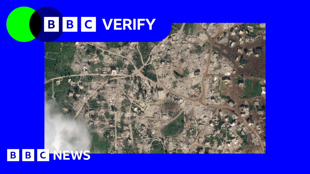 Israeli demolitions levelling towns in south Lebanon, satellite images show