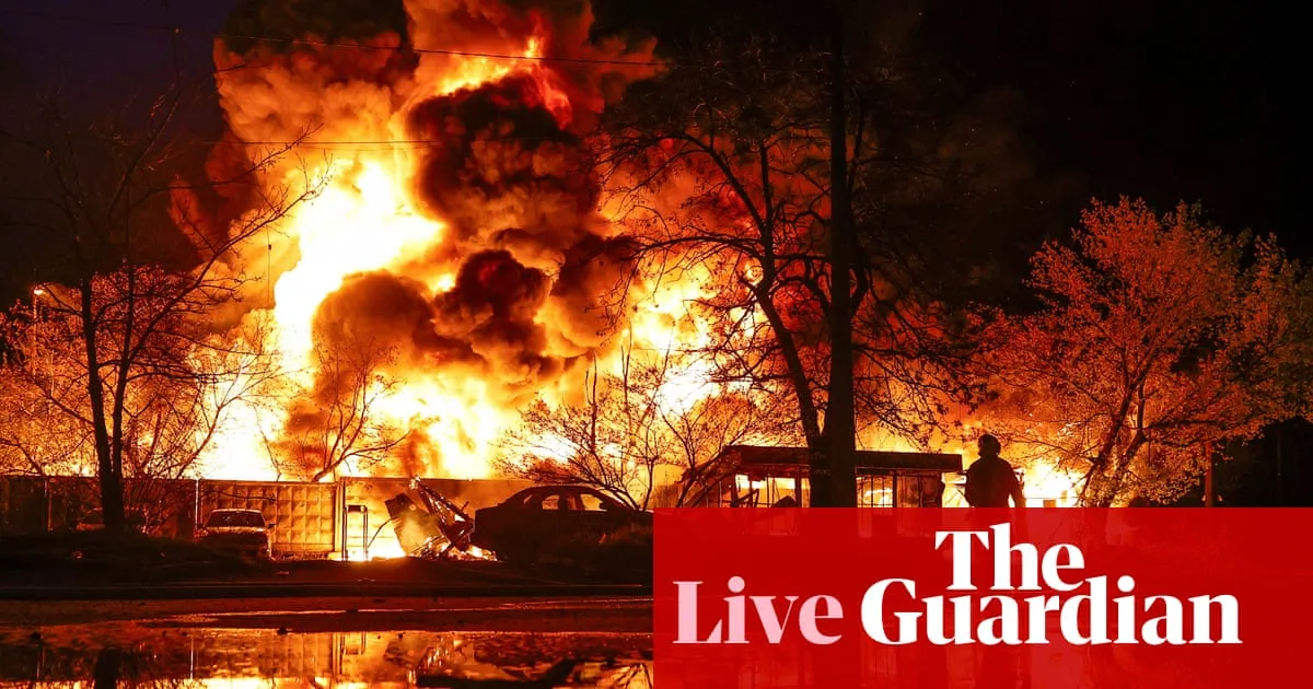 Europe live: Russia ‘does not deserve’ lifting of sanctions, Zelenskyy says, after deadly overnight strikes in Ukraine