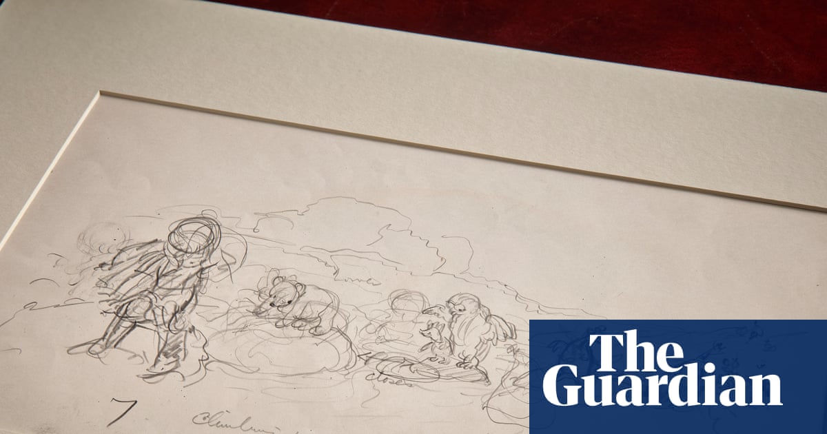 Pooh in pencil: sketches for original Winnie-the-Pooh book shared for first time