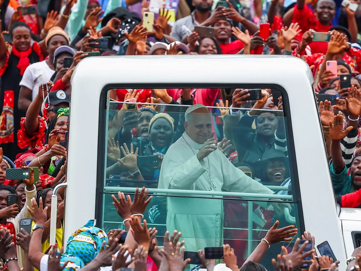Pope Leo urges peace in visit to Cameroon’s conflict-hit northwest
