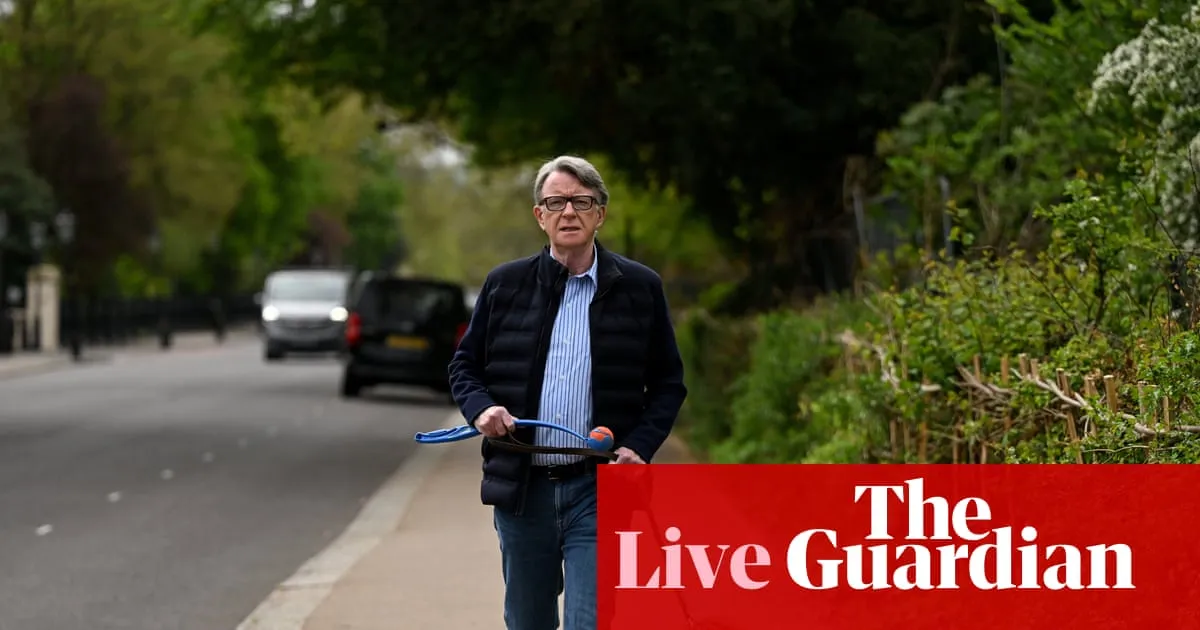 Minister defends Starmer amid Mandelson revelations, saying vetting decision ‘utterly unacceptable’ – UK politics live