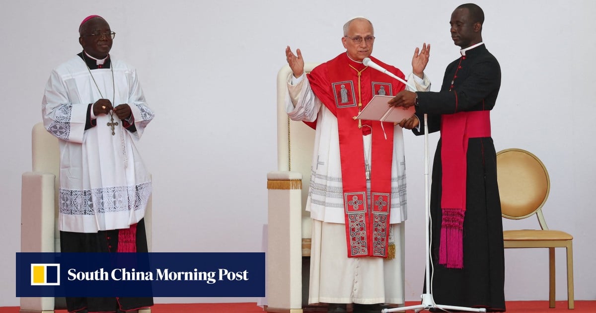 Pope Leo prays at Catholic shrine in Angola that was a centre of African slave trade