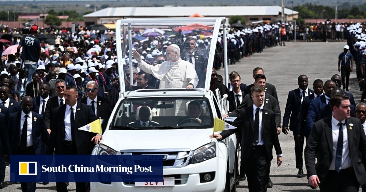 Pope Leo criticises exploitation by world’s ‘authoritarians’ during Angola trip