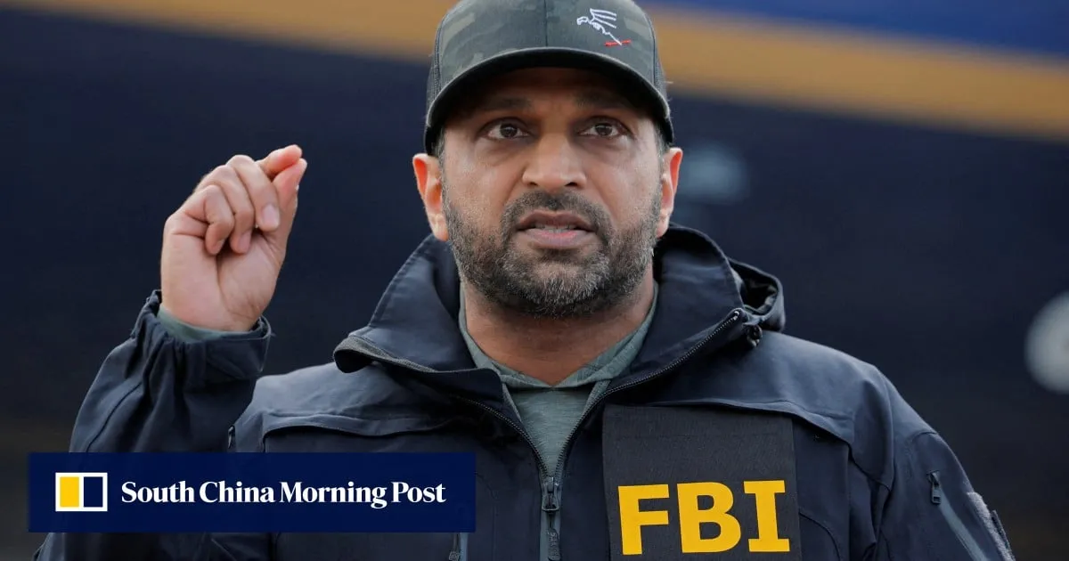 FBI’s Patel sues Atlantic for US$250 million, says drinking story ‘is a lie’