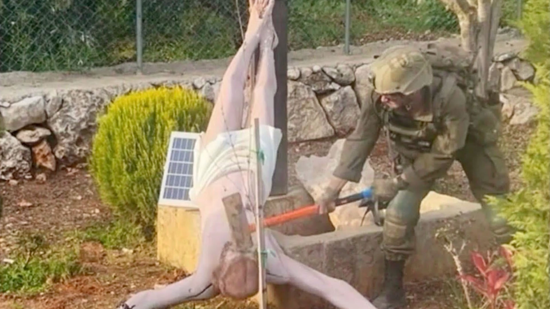 Global fallout grows over Israeli soldier smashing Jesus statue in Lebanon