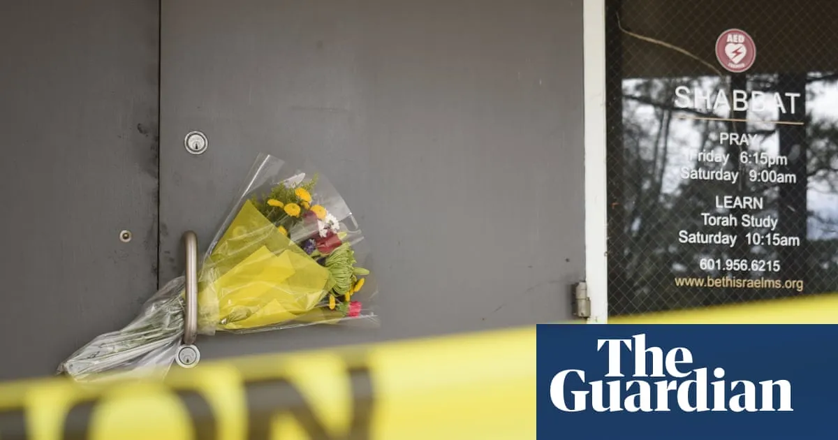 Suspected arsonist targeted Mississippi synagogue for its ‘Jewish ties’, FBI says