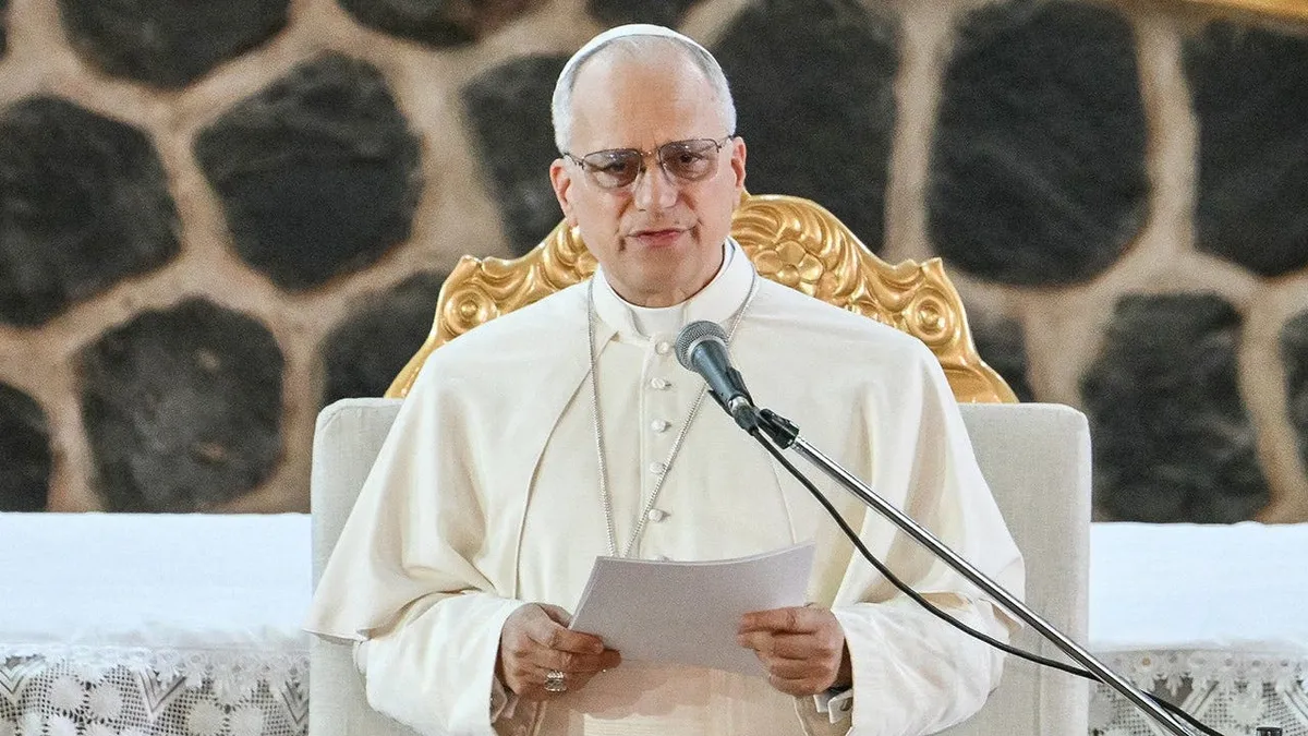 Pope Leo urges Africans to stay and 'serve your country' instead of migrating as displacement climbs