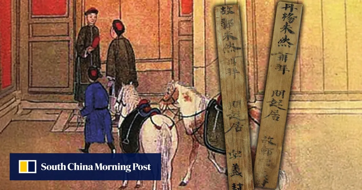 Chinese New Year bamboo greeting cards date back over 2,000 years to Han dynasty