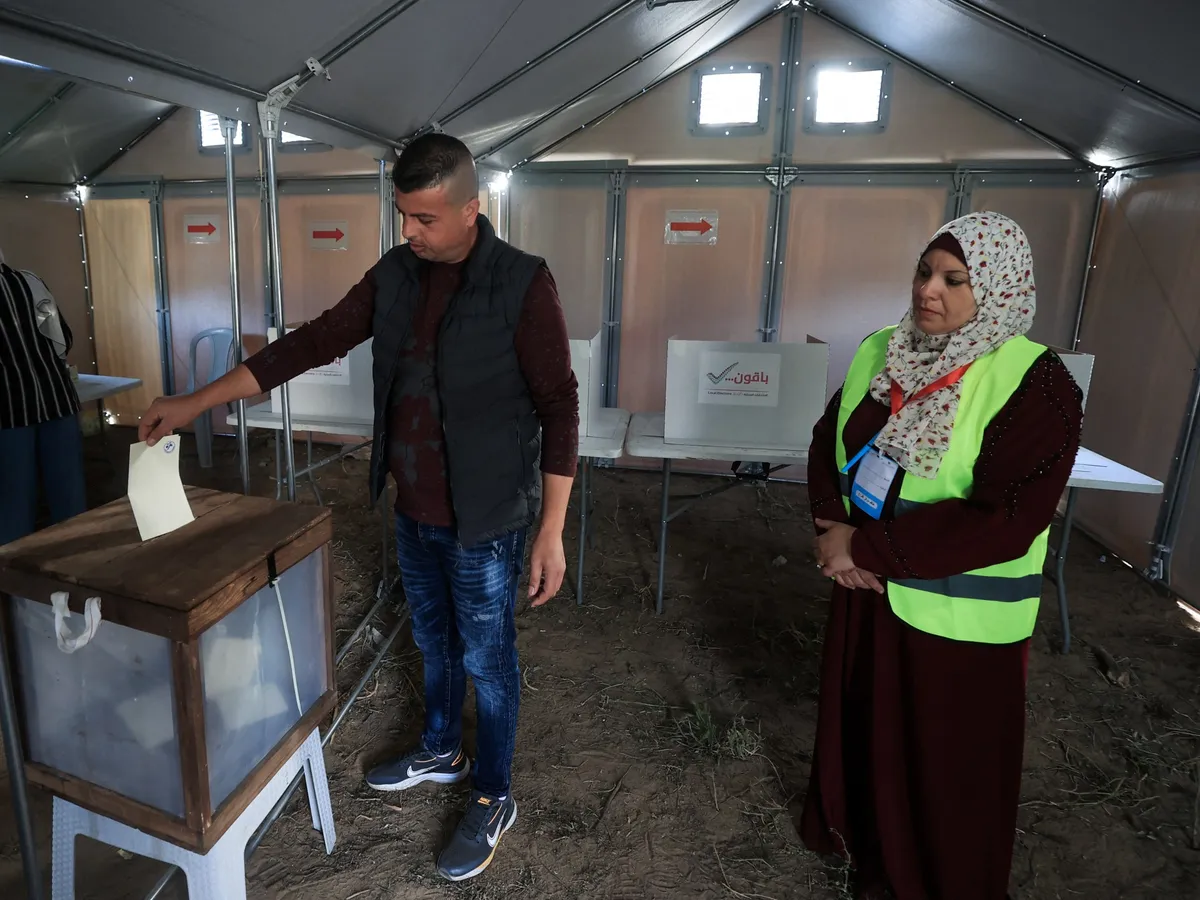 Gaza area votes in first municipal election in 20 years
