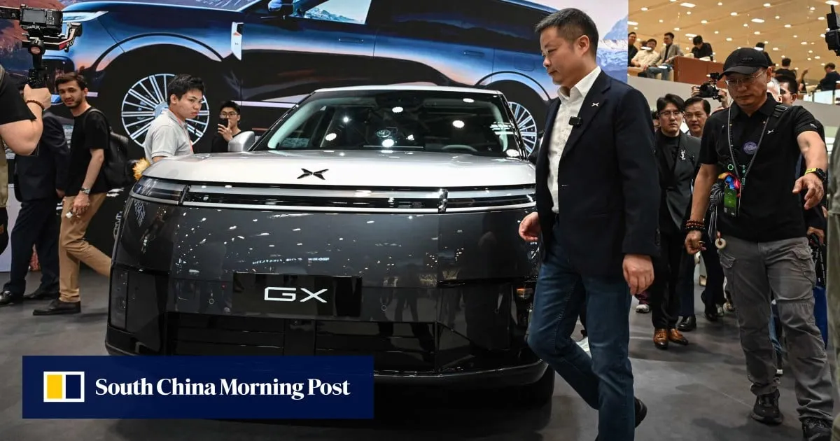 Xpeng sets August goal to overtake Tesla’s self-driving tech in China