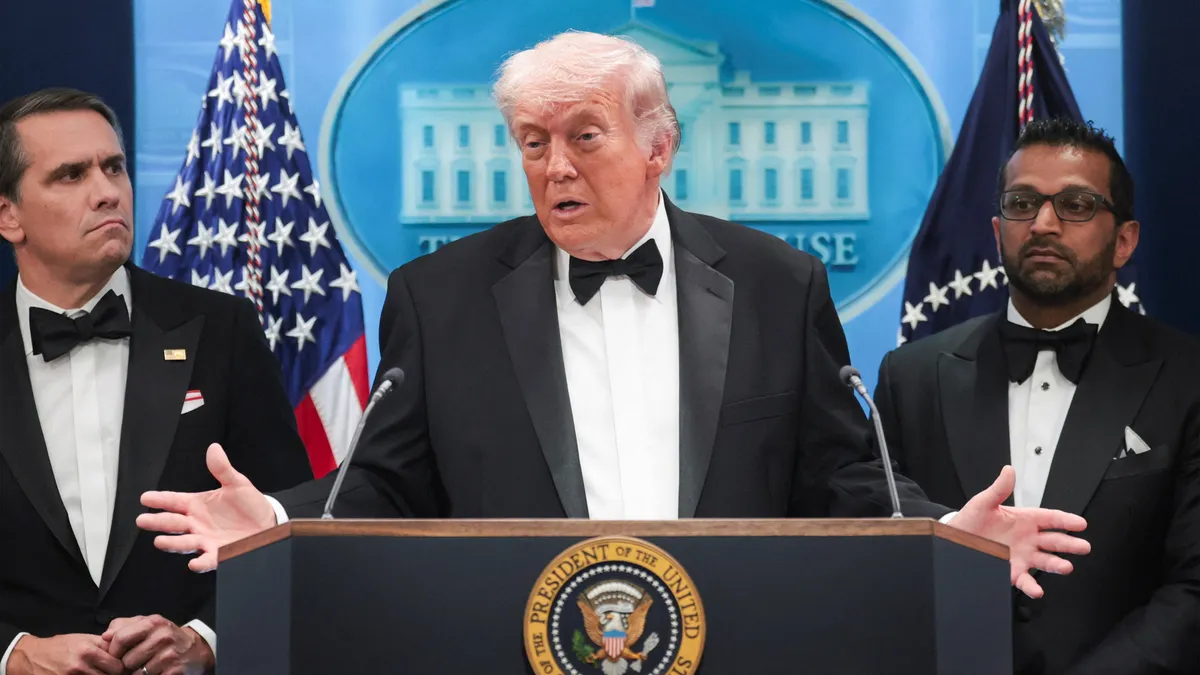 Trump evacuated from White House correspondents’ dinner after shots fired