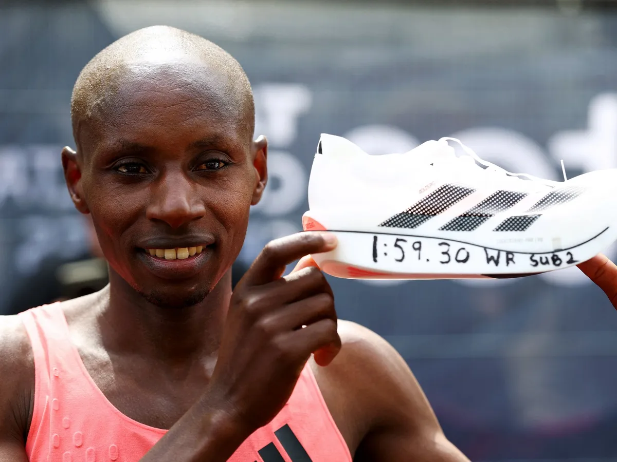 Sebastian Sawe breaks London marathon record with first run under two hours