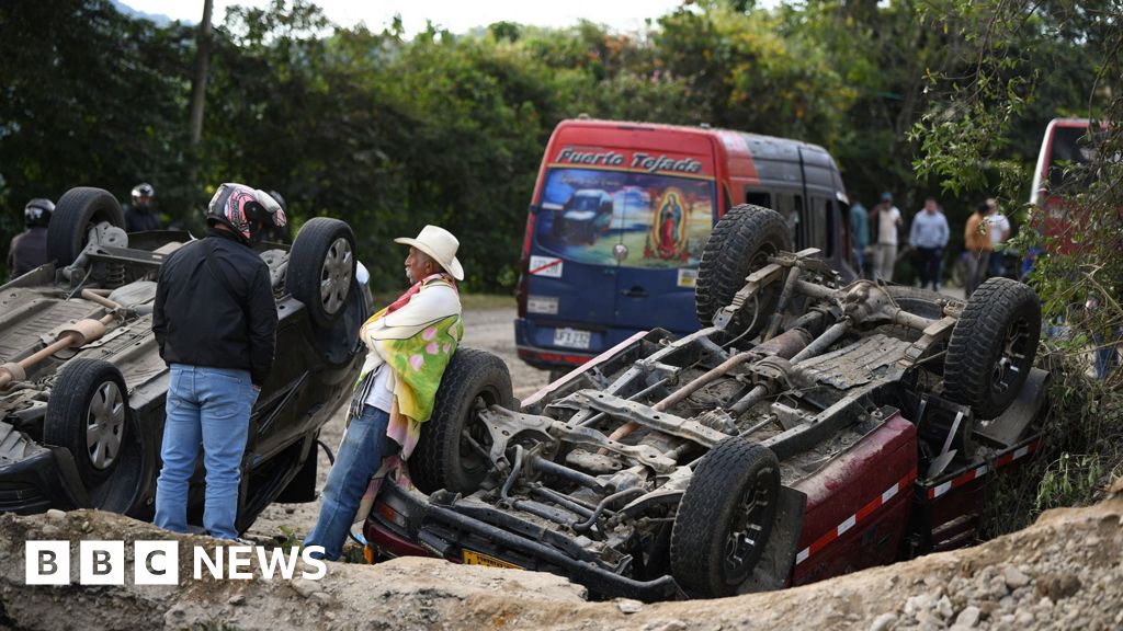 Death toll in Colombia highway bus bomb attack rises to 20