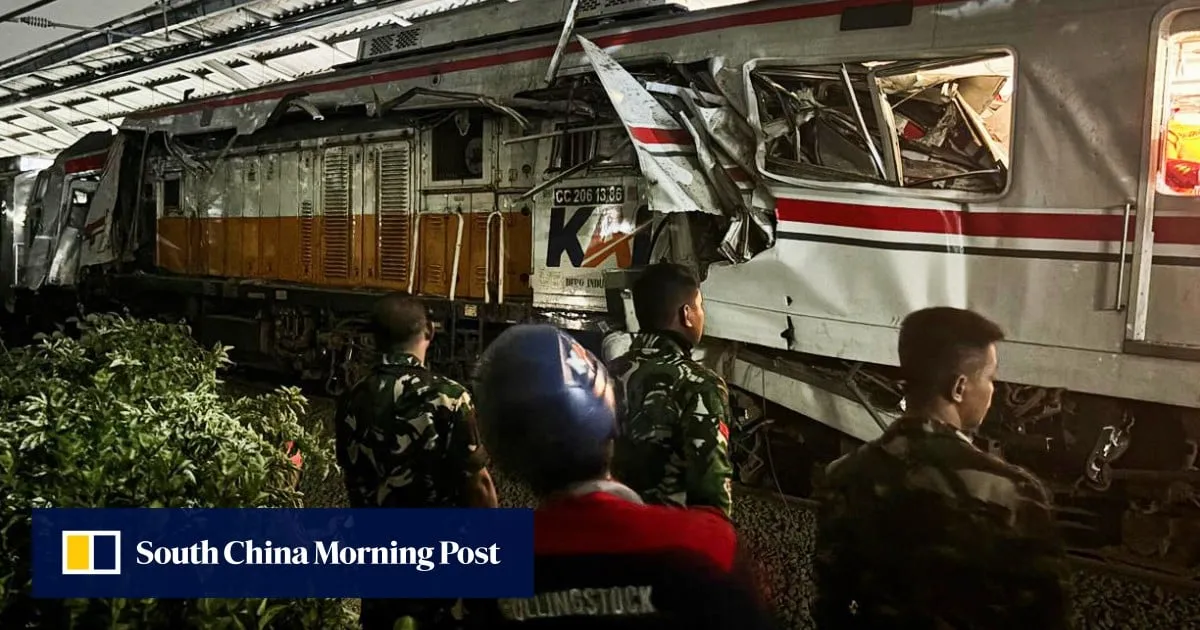 4 killed and dozens injured in train crash outside Jakarta