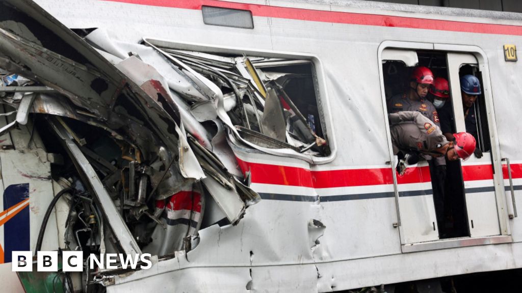 At least four killed and dozens injured in Indonesia train crash