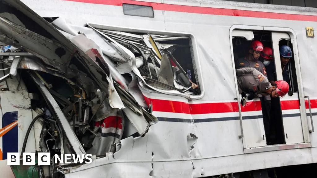 At least four killed and dozens injured in Indonesia train crash
