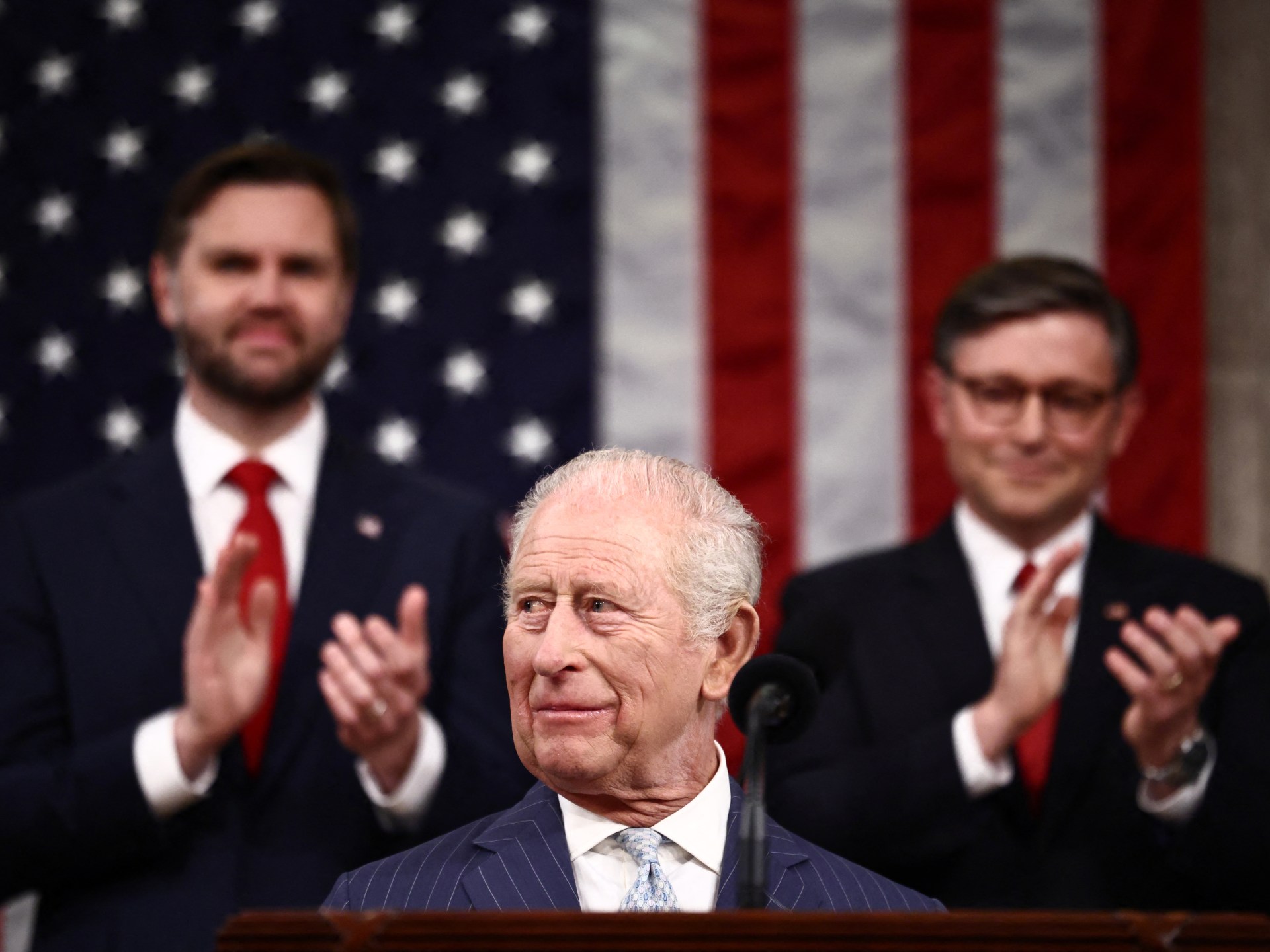 King Charles calls for NATO unity, Ukraine support in US Congress speech
