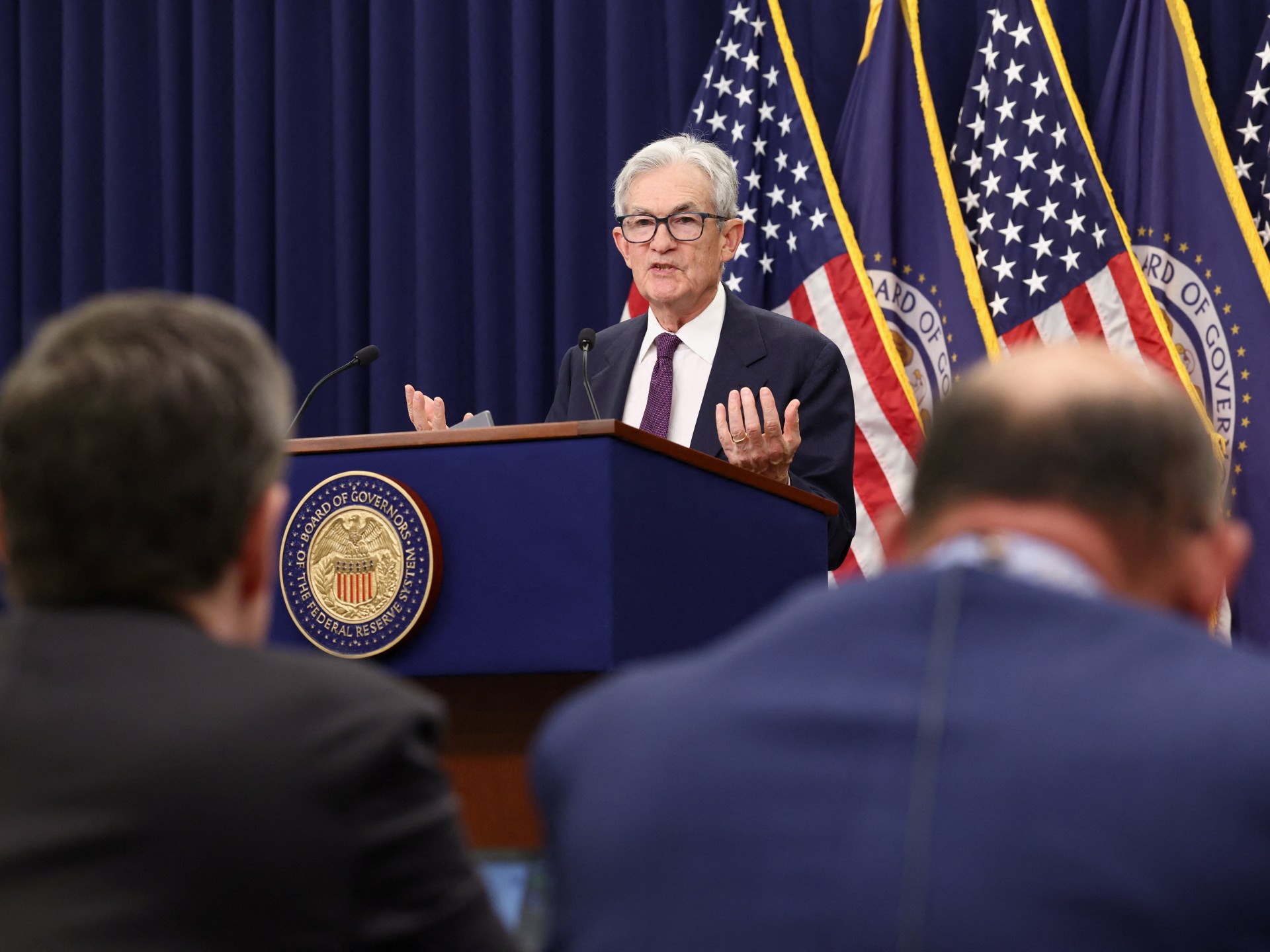 US Fed holds rates steady, Powell to remain on its board