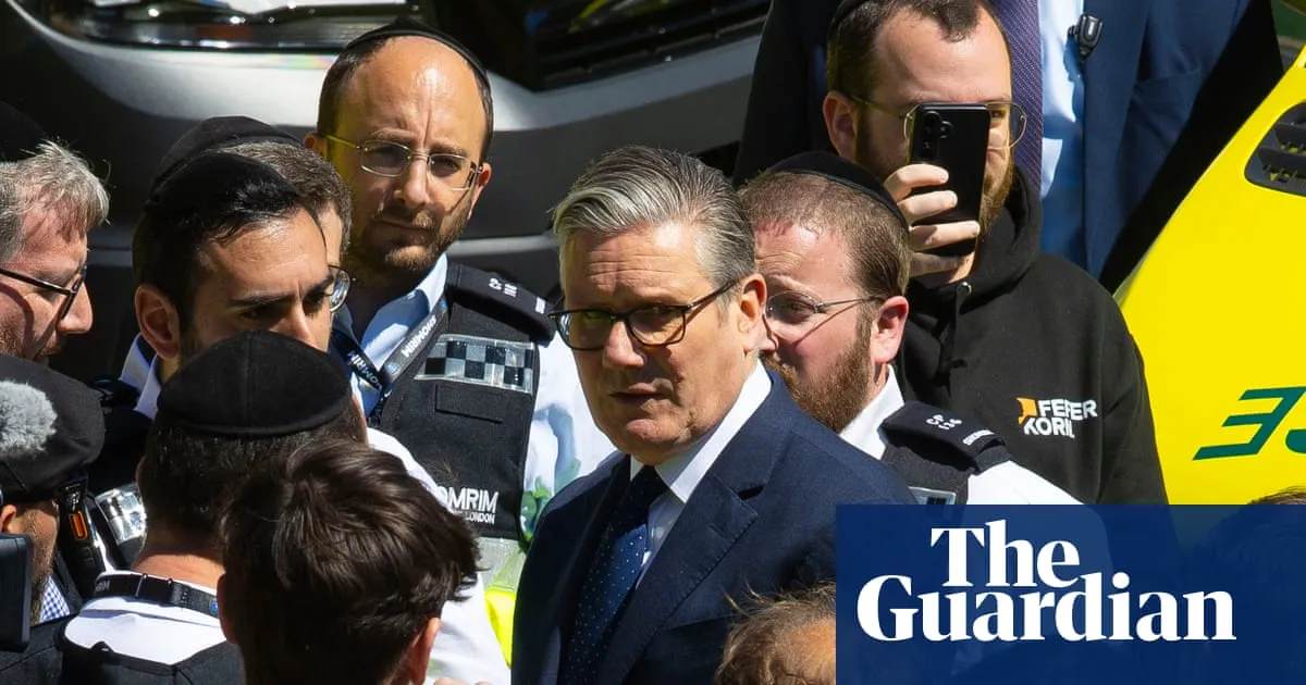 Starmer calls on public to ‘open their eyes to Jewish pain’ in wake of Golders Green attack