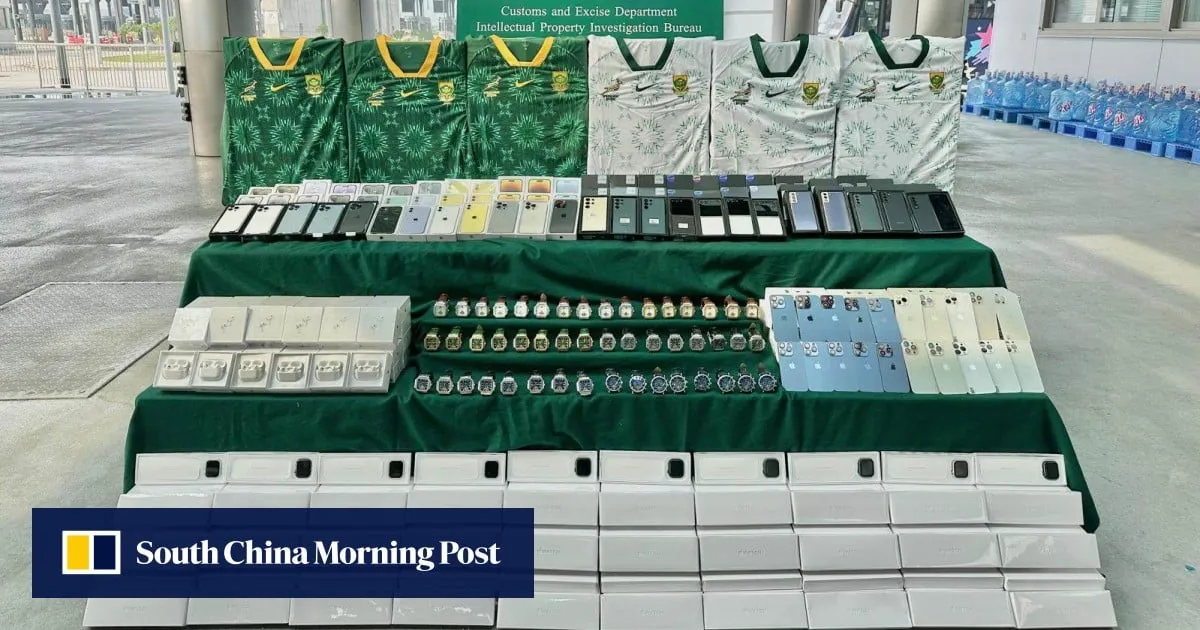 Hong Kong seizes HK$16 million of counterfeit goods in joint cross-border operation
