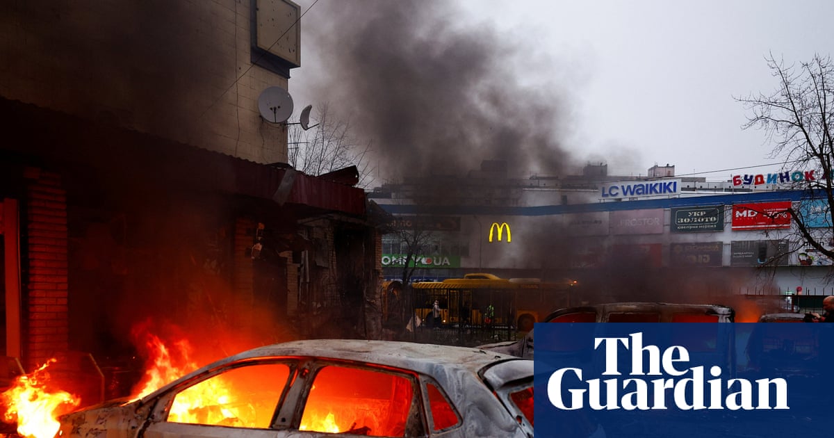 Russian attack on Kyiv cuts power to half of city and leaves two dead