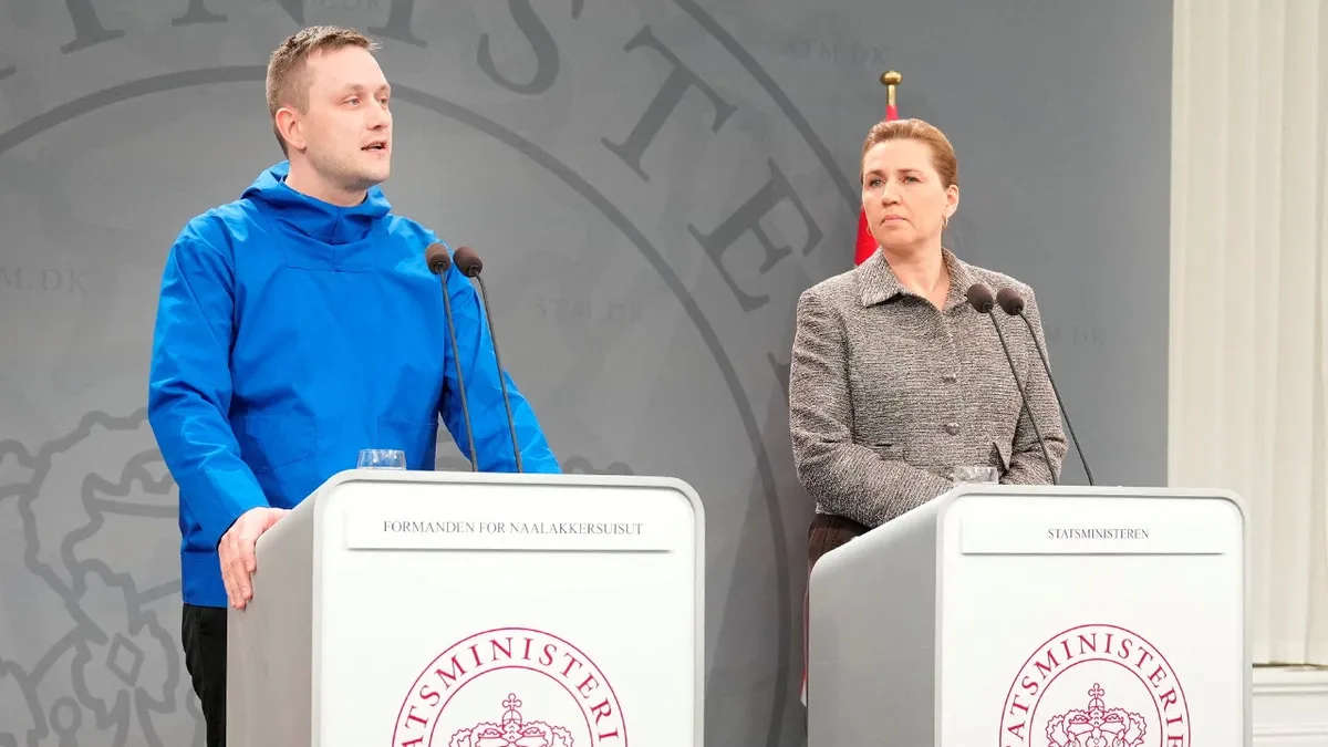 Greenland's prime minister says 'we choose Denmark' over the US