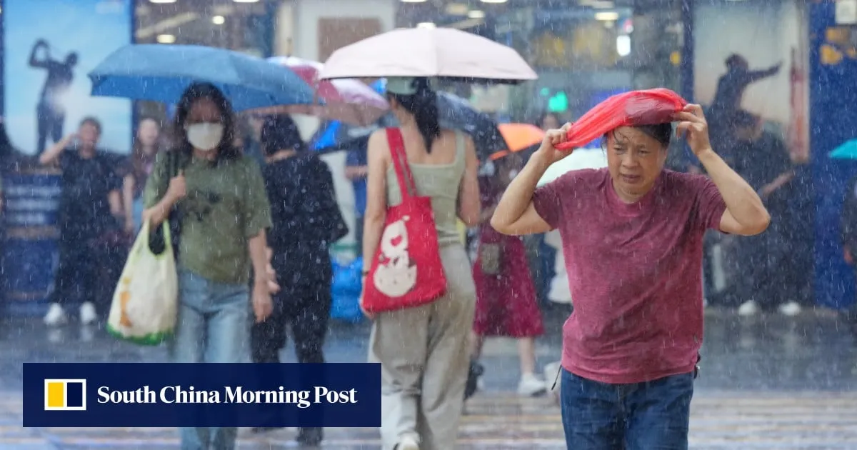 Hong Kong faces hail threat as amber rainstorm warning issued