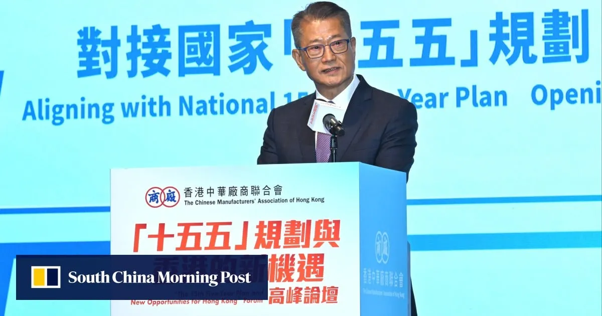 Finance chief says Hong Kong on track for strongest quarterly growth in 5 years