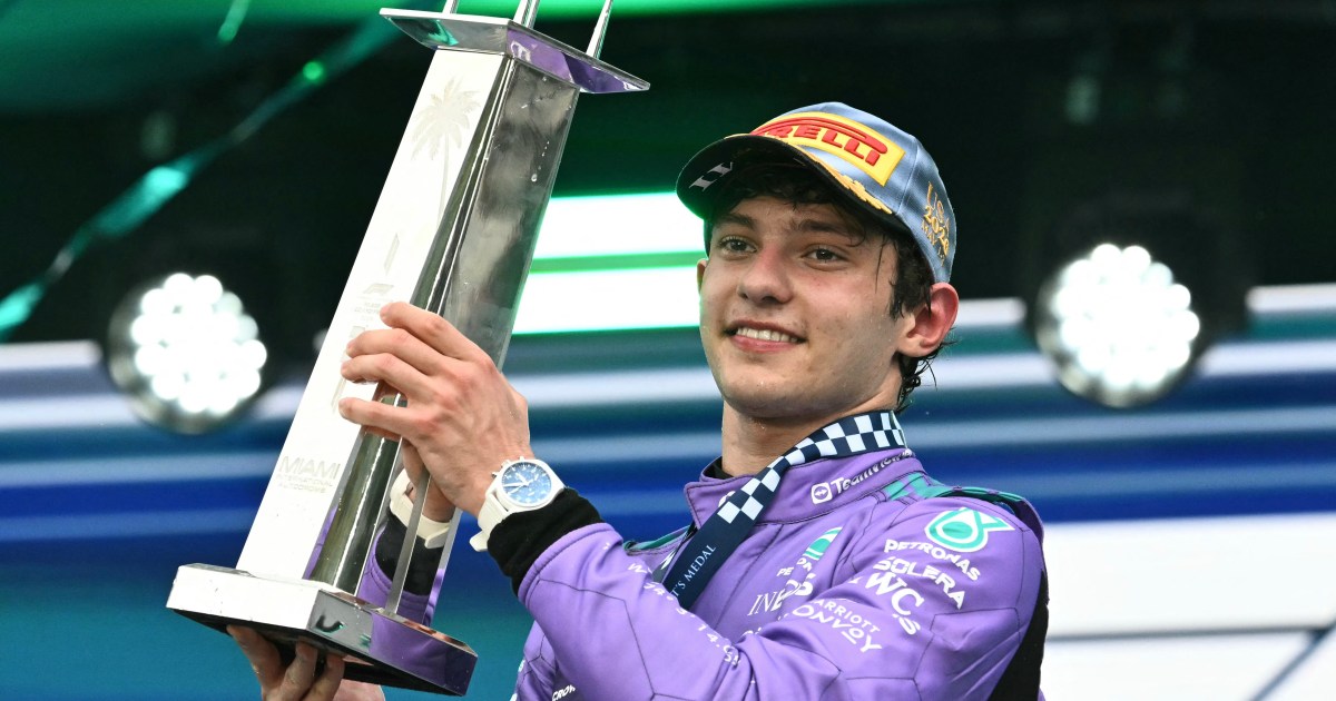 Kimi Antonelli wins Miami GP to extend F1 title lead
