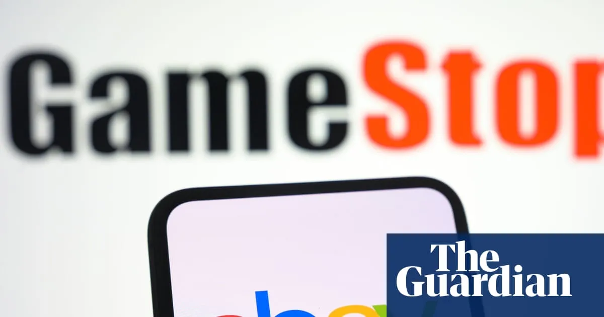 GameStop shares fall 10% after CEO skirts questions over eBay acquisition details