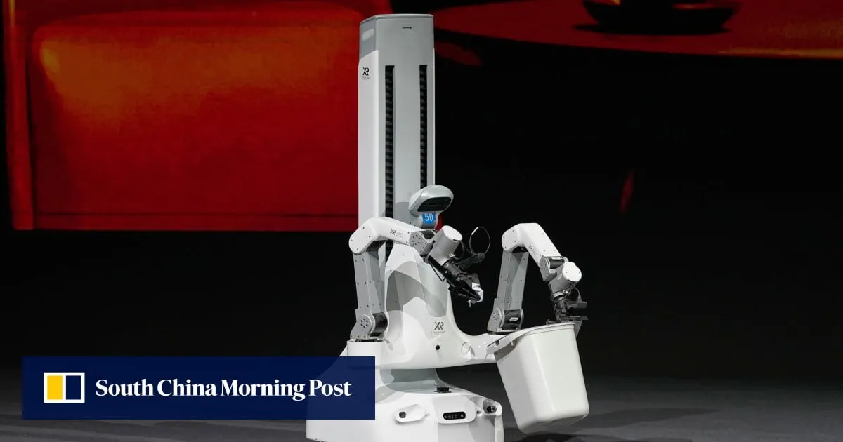China’s robots step into real-world roles, from cleaning to directing traffic