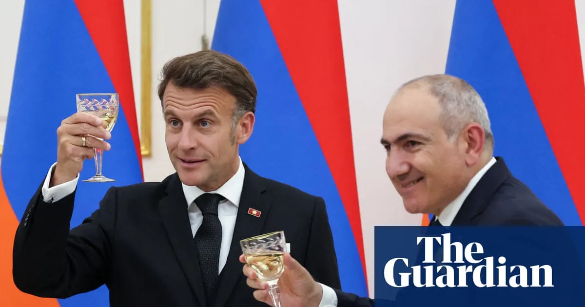 Macron backs Armenia’s pro-Europe PM as re-election campaign draws to close