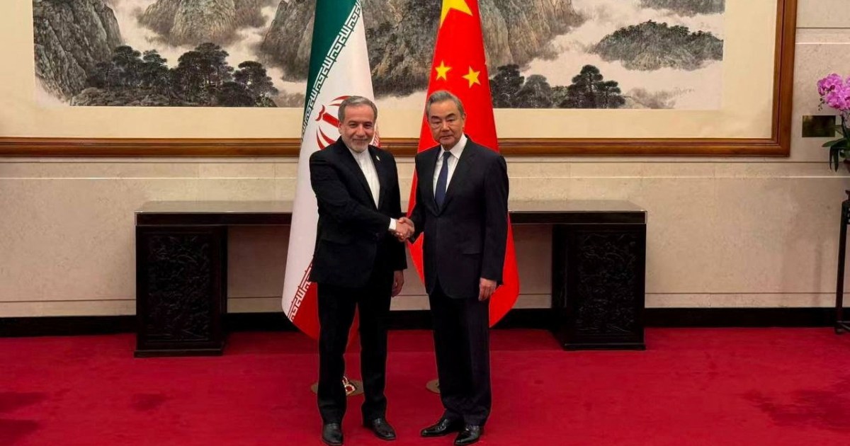 Iran’s Araghchi holds talks with China’s Wang Yi in Beijing