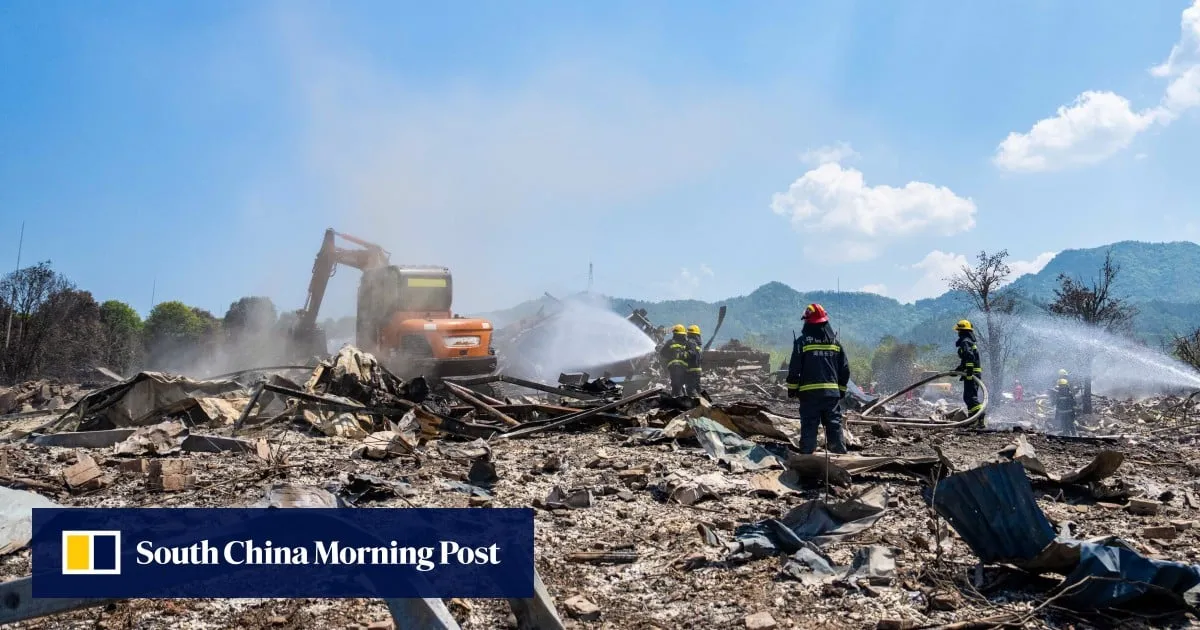 ‘Gunpowder, sparks’: volunteer hurt at China fireworks blast scene tells of clean-up risk