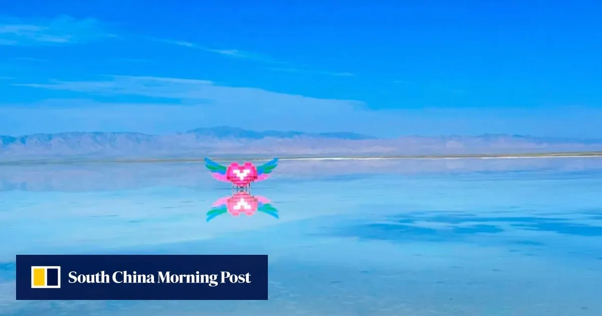 Sculpture in middle of ‘Mirror of the Sky’ China lake criticised for disrupting serene beauty