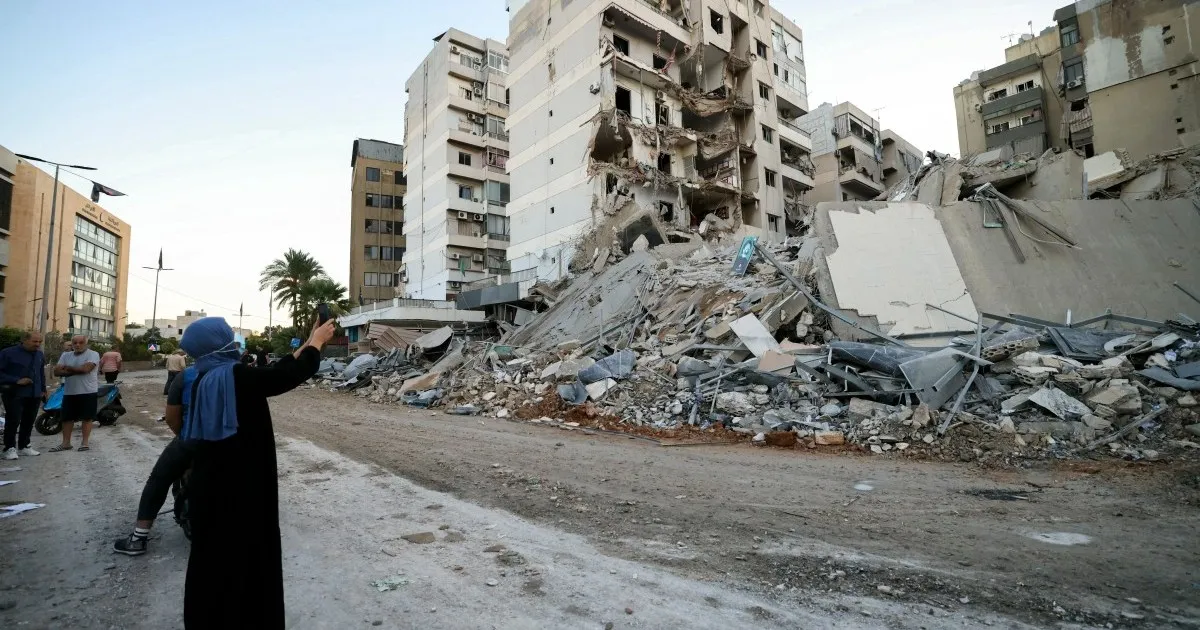 Israel bombs Beirut’s southern suburb as it targets Hezbollah commander