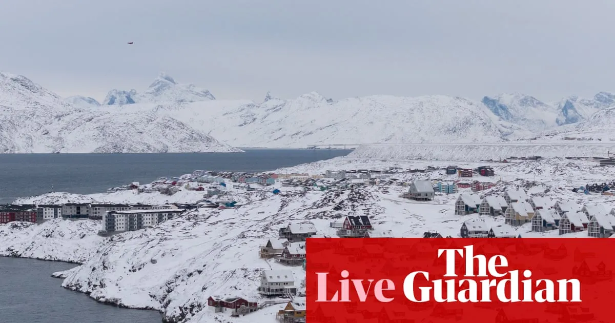 Denmark and Greenland prepare for US talks as Trump says territory’s PM has a ‘big problem’ – Europe live
